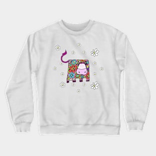 Florita the cow Crewneck Sweatshirt